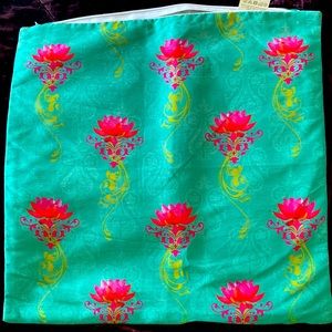Silk print cushions